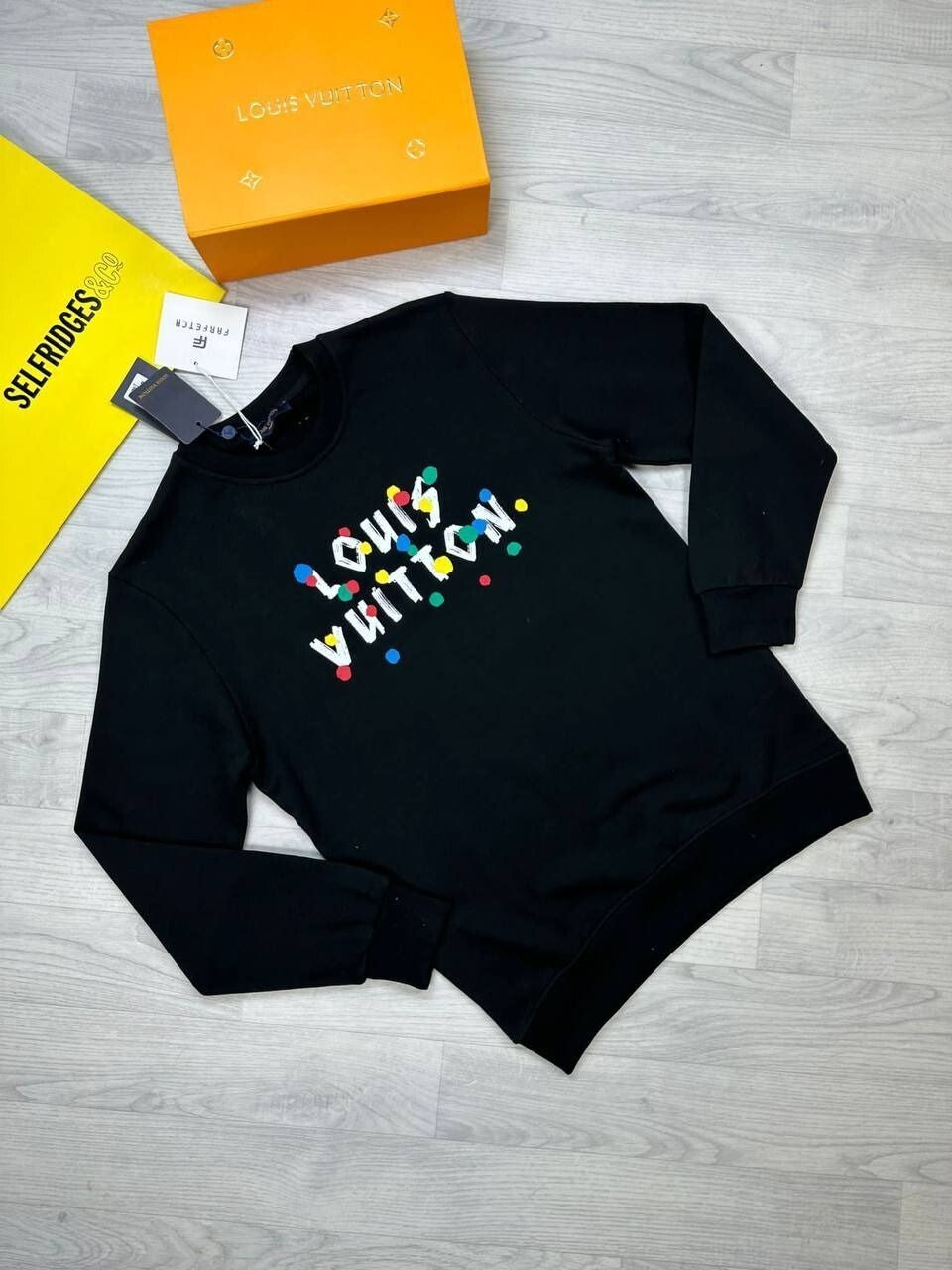 Louis Vuitton LV Logo Long-Sleeve Clone Jumper – Multiple Colours