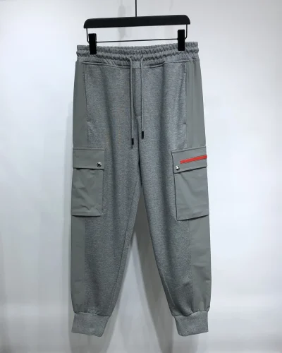 Men’s Gray Cargo Jogger Pants Super Clone Quailty grey