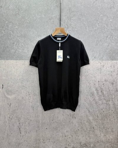 Men's Striped Detail T-Shirt – 2 Colours Super Clone Quailty black