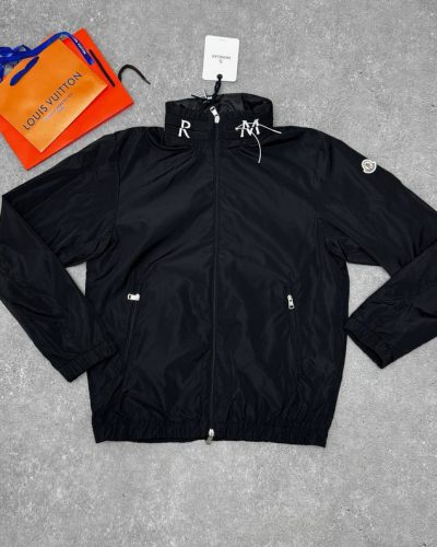 Moncler Beid Concealed-Hood Zip-Up Jacket – Clone Quality in Black