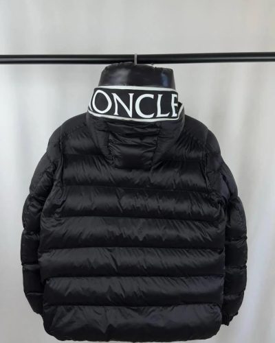 Moncler Chevrerie Puffer Jacket Mens in Black Color Best Sale UK Reps Superclone Quality Back