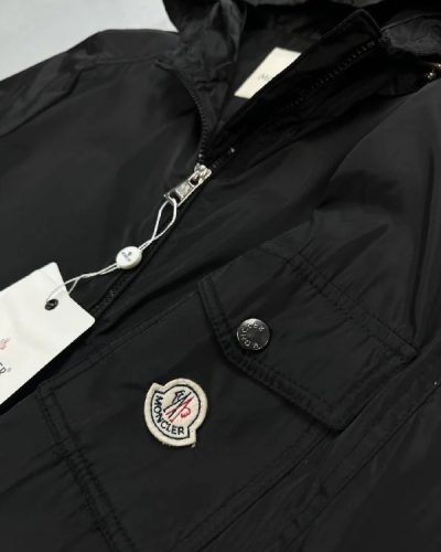 Moncler Claut AAA Quality Hooded Shell Jacket Mens in Military Green logo