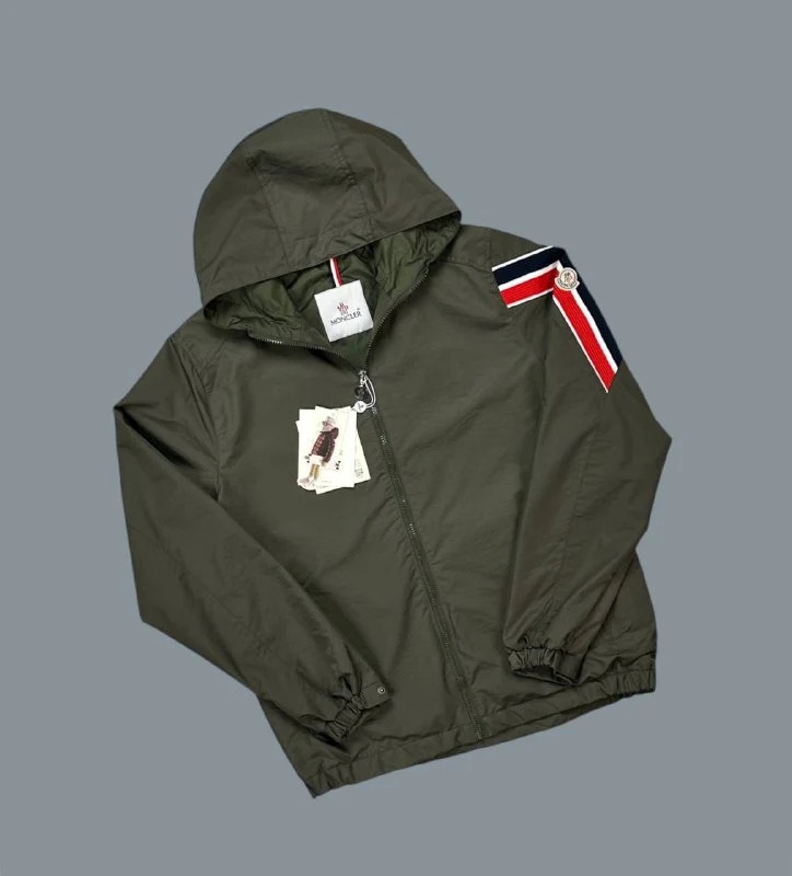 Moncler Claut AAA Quality Hooded Shell Jacket Mens in Military