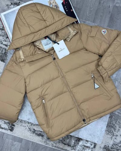 Moncler Detachable-Hood AAA Quality Regular-Fit Shell Jacket Mens in 2 Colours
