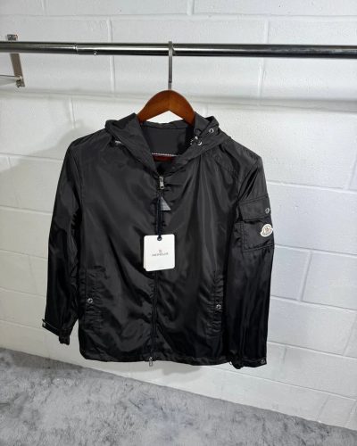 Moncler Etiache Rain Jacket Mens Windbreaker – SuperClone Quality Black