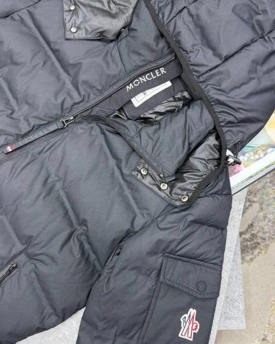 Moncler Grenoble Montgetech Superclone Quality Jacket Mens in Black close