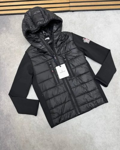 Moncler Hybrid AAA Quality Padded Jacket in 2 Colours black