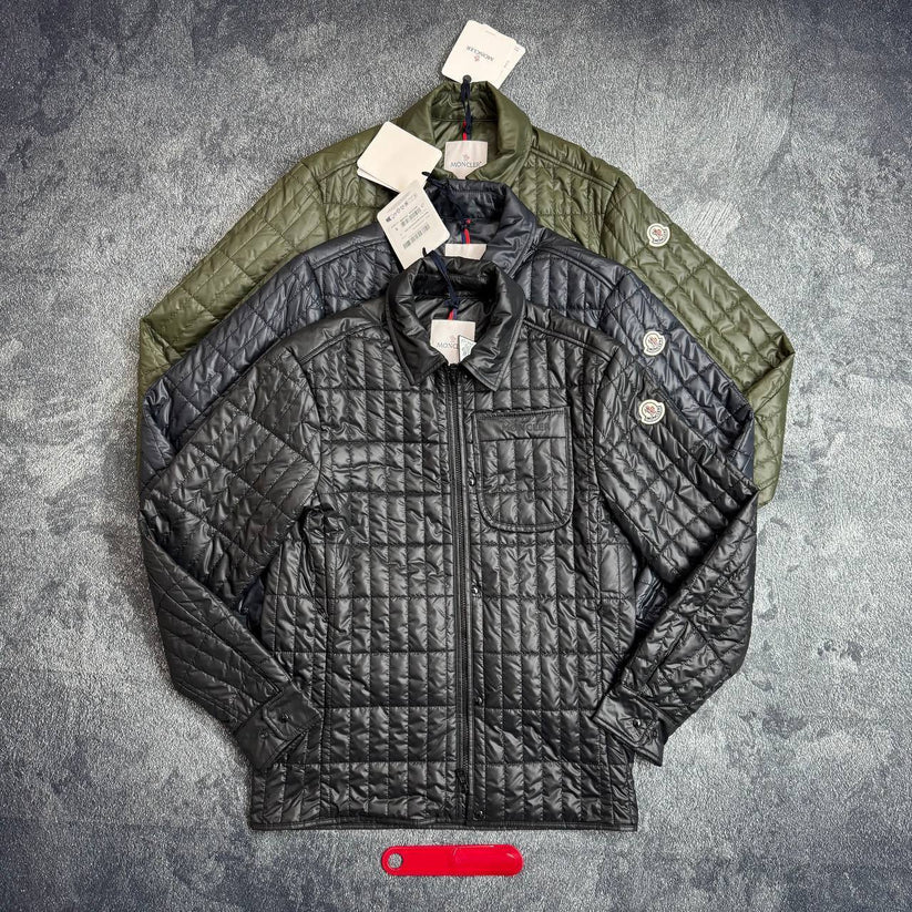 Moncler Lasne AAA Quality Vertical-Quilted Padded Biker Jacket Mens in Multiple Colours