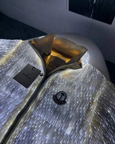 Moncler Maya 70 Jacket by Palm Angels Mens in White – AAA Quality gliter