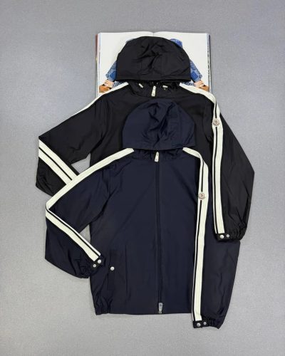 Moncler Olan Superclone Quality Micro Soft Hooded Jacket Mens in 2 Colours