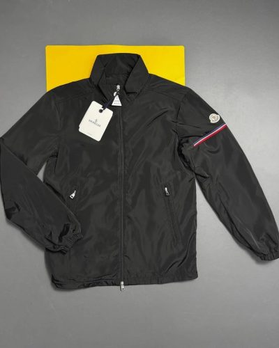Moncler Olan Superclone Quality Micro Soft Hooded Jacket Mens in 2 Colours Black (1)