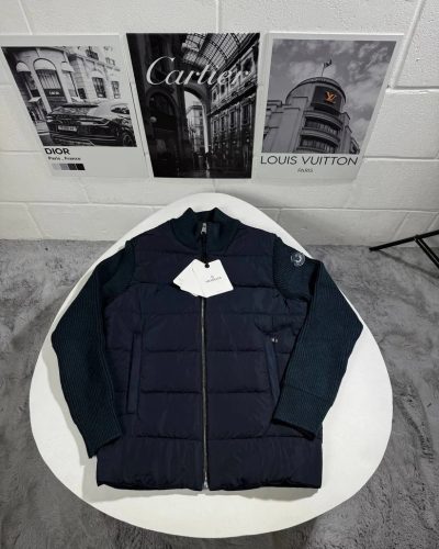 Moncler Zip Up Padded Wool Jacket – Clone Quality for Men