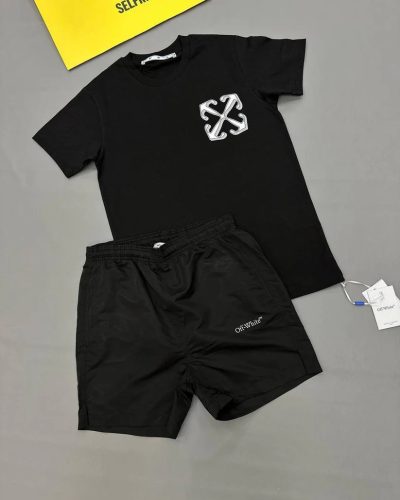 Off-White Arrow T-Shirt & Shorts Set – Clone Quality