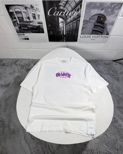 Off-White Arrows-Print AAA Quality Short Sleeve T-Shirt