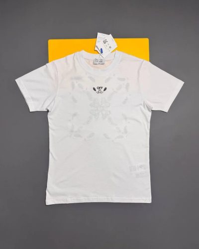 Off-White Bandana Arrow Embroidered White T-Shirt