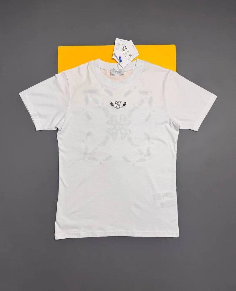 Off-White Bandana Arrow Embroidered White T-Shirt