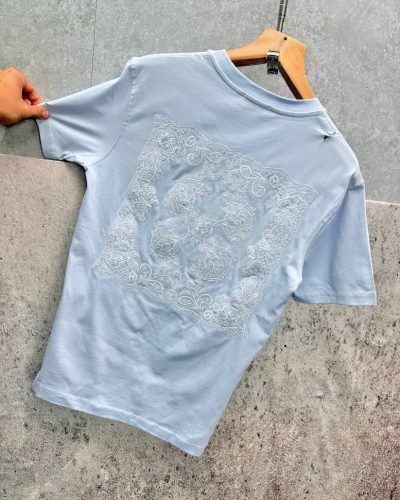 Off-White Bandanna Arrow Skate T-Shirt blue back