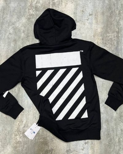Off-White Big Off Diagonal Skate Hoodie Clone Quality back