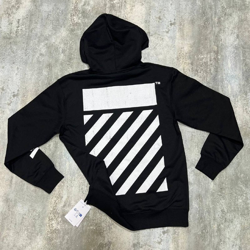 Off-White Big Off Diagonal Skate Hoodie Clone Quality back