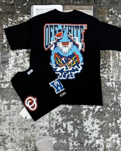 Off-White Black Wizard Skate T-Shirt AAA Quality