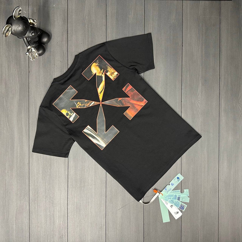 Off-White Caravaggio Saint T-Shirt black back