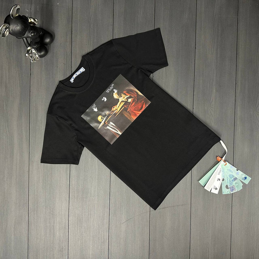 Off-White Caravaggio 1:1 Mirror Quality Saint T-Shirt - Image 5
