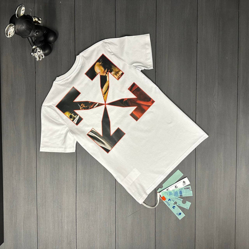 Off-White Caravaggio Saint T-Shirt white back