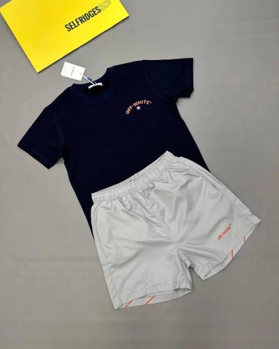 Off-White Classic Logo T-Shirt & Shorts Set