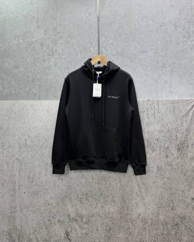 Off-White Diagonal Super Clone Quality Logo Hoodie