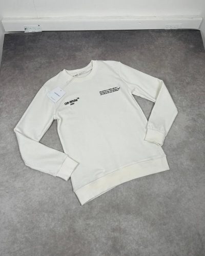 Off-White Graphic Arrow Jumper white