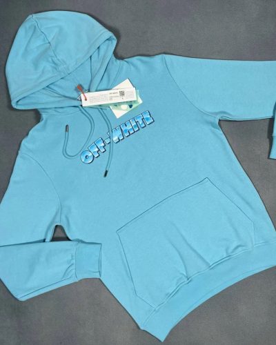 Off-White Graphic Logo AAA Quailty Printed Hoodie light blue Off-White Graphic Logo AAA Quailty Printed Hoodie light blue