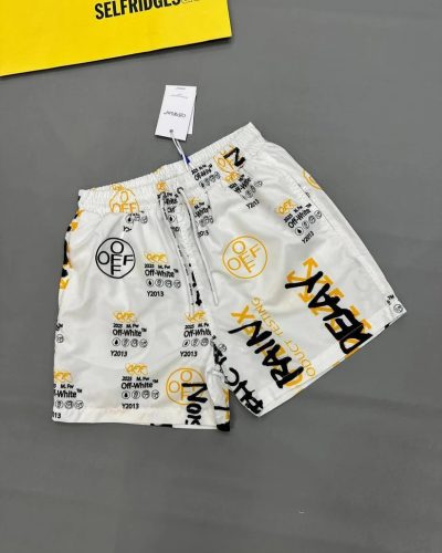 Off-White Graphic Print Super Clone Quality Streetwear Shorts