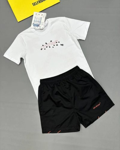 Off-White Graphic Star AAA Quality T-Shirt & Shorts Set