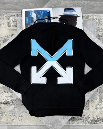 Off-White Grey Between Arrow Hoodie AAA Quality back