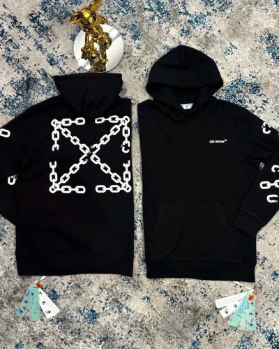 Off-White Link Arrows Slim Fit Hoodie Super Clone Quality