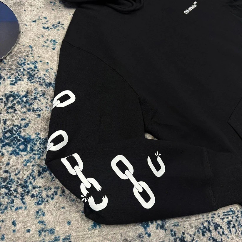 Off-White Link Arrows Slim Fit Hoodie Super Clone Quality - Image 3