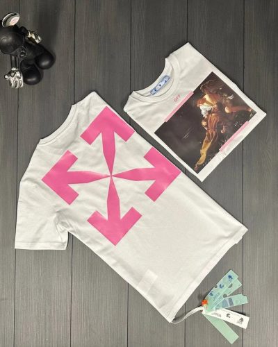 Off-White Logo Arrow Clone Quality Slim Fit T-Shirt