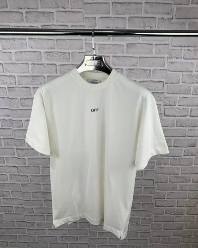 Off-White Off Stamp Clone Quality Skate T-Shirt white
