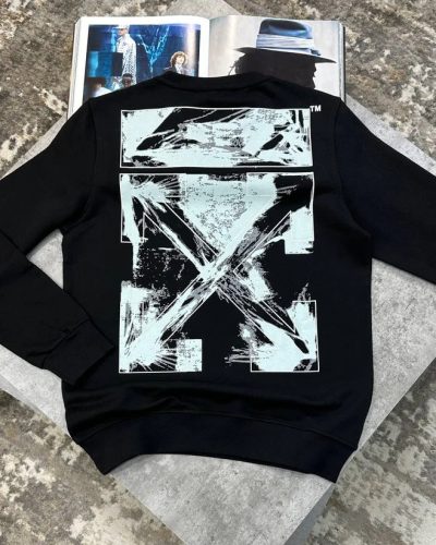 Off-White Paint Arrows Black Jumper
