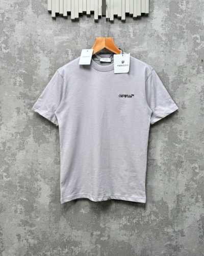 Off-White Scribble Diag Clone Quality T-Shirt grey