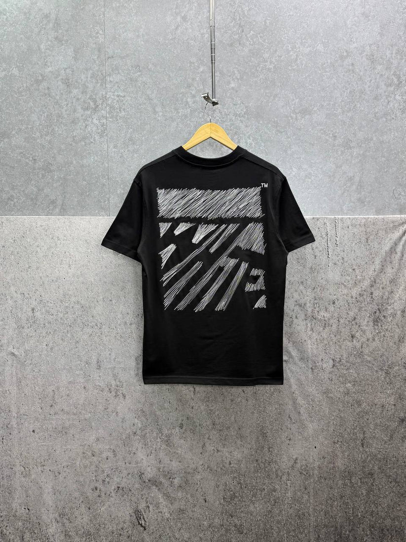 Off-White Scribble Diag Short Sleeve AAA Quailty T-Shirt back