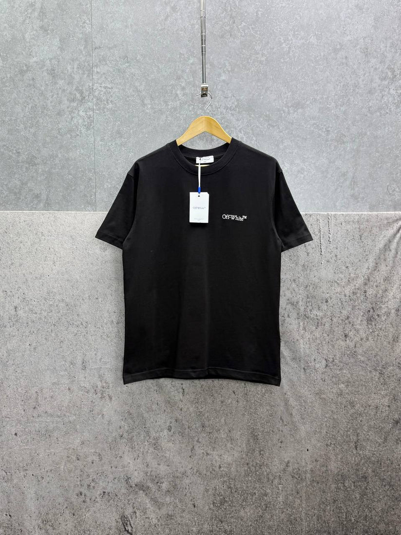 Off-White Scribble Diag Short Sleeve AAA Quailty T-Shirt black