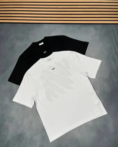 Off-White Scribble Diags Skate T-Shirt Set AAA Quality