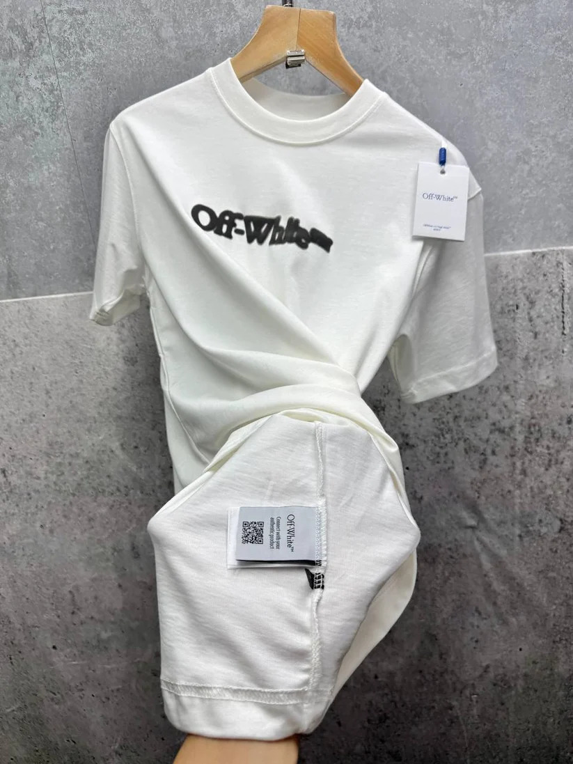 Off-White Spray Clone Quality Arrow T-Shirt tag