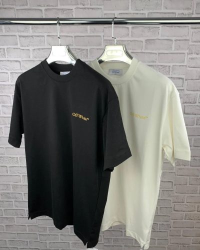 Off-White Tape Arrow Super Clone Quality Black Skate T-Shirt
