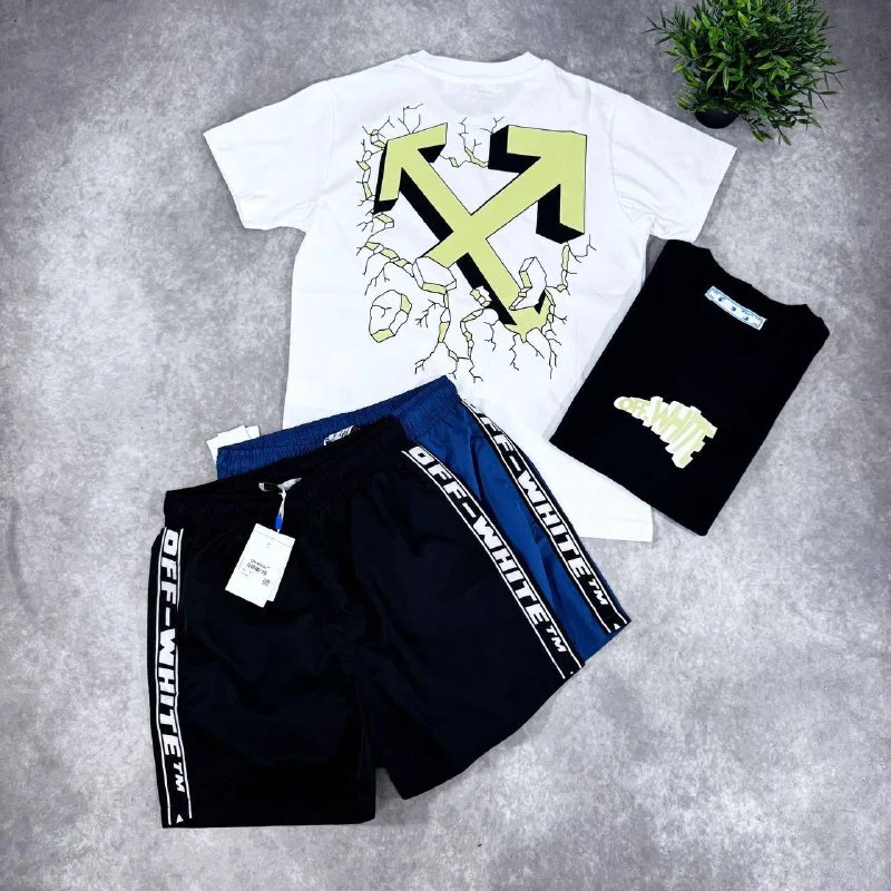 Off-White Urban Super Clone Quality T-Shirt & Shorts Set