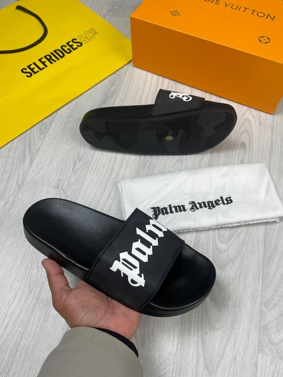 Palm Angels Logo Pool Replica Sliders for Women - Image 4