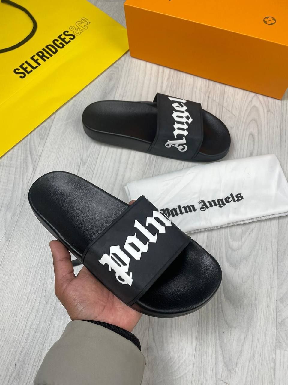 Palm Angels Logo Pool Replica Sliders for Women
