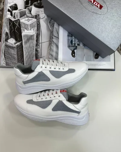 Prada America’s Cup Bike White Sneakers – 1:1 Mirror Quality