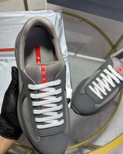 Prada America’s Cup Fabric Reps AAA Quality Sneakers – Grey1 Prada America’s Cup Fabric Reps AAA Quality Sneakers – Grey1